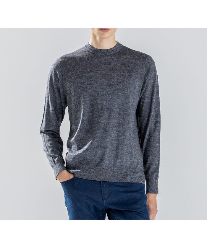 【ジョゼフ オム/JOSEPH HOMME / MEN】のウォッシャブルメリノ クルーネックニット インテリア・キッズ・メンズ・レディースファッション・服の通販 founy(ファニー) https://founy.com/ ファッション Fashion メンズファッション Fashion for Men トップス・カットソー Cut & Sew Tops ニット・セーター / 定番トップス Knit Tops & Sweaters セーター Sweater, Knitwear ベーシック Basic, Essential メランジ Melange, Mixed Yarn ロング Long, Long-Length エレガント 上品 Elegant 無地 Plain, Solid Color A/W・秋冬 Autumn/Winter |ID: prp329100004727618 ipo3291000000034188246