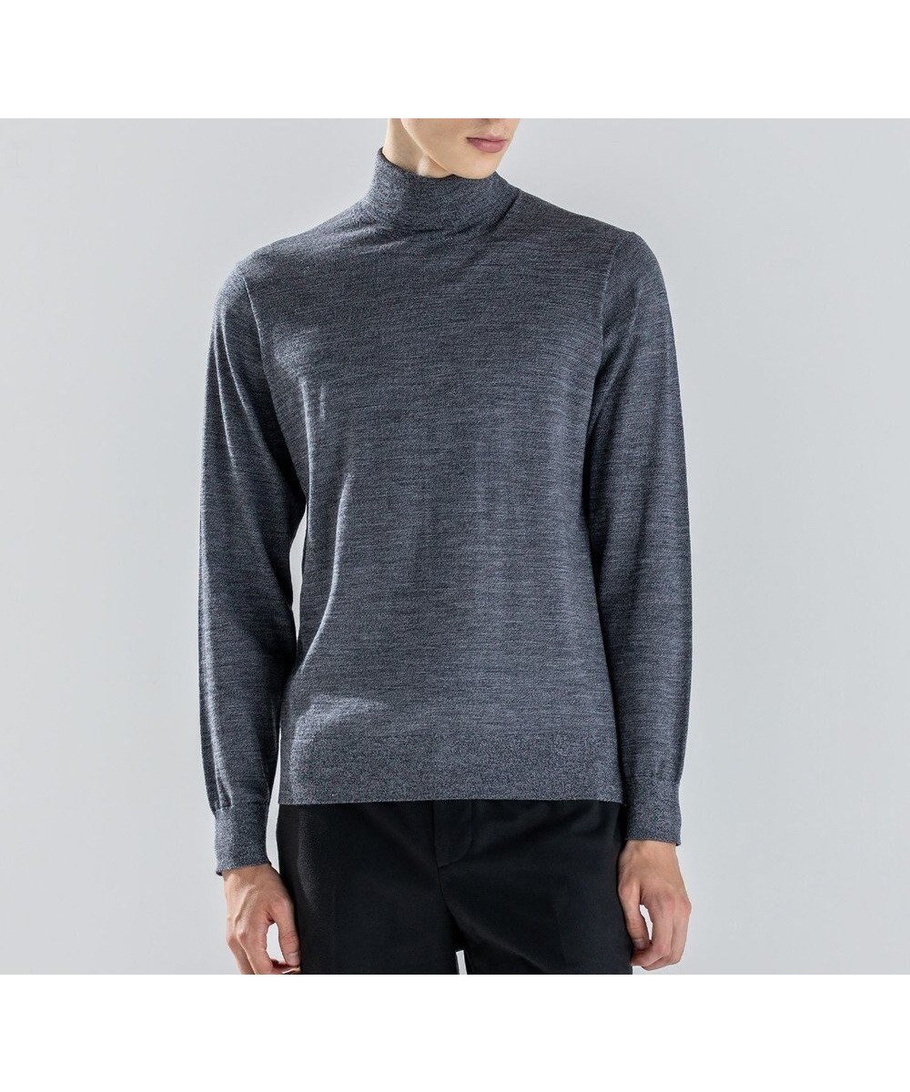 【ジョゼフ オム/JOSEPH HOMME / MEN】のウォッシャブルメリノ タートルネックニット インテリア・キッズ・メンズ・レディースファッション・服の通販 founy(ファニー) ファッション Fashion メンズファッション Fashion for Men トップス・カットソー Cut & Sew Tops ニット・セーター / 定番トップス Knit Tops & Sweaters セーター Sweater, Knitwear タートルネック Turtleneck, High Neck ベーシック Basic, Essential メランジ Melange, Mixed Yarn ロング Long, Long-Length エレガント 上品 Elegant 無地 Plain, Solid Color A/W・秋冬 Autumn/Winter ライトグレー系|ID: prp329100004727619 ipo3291000000035614795