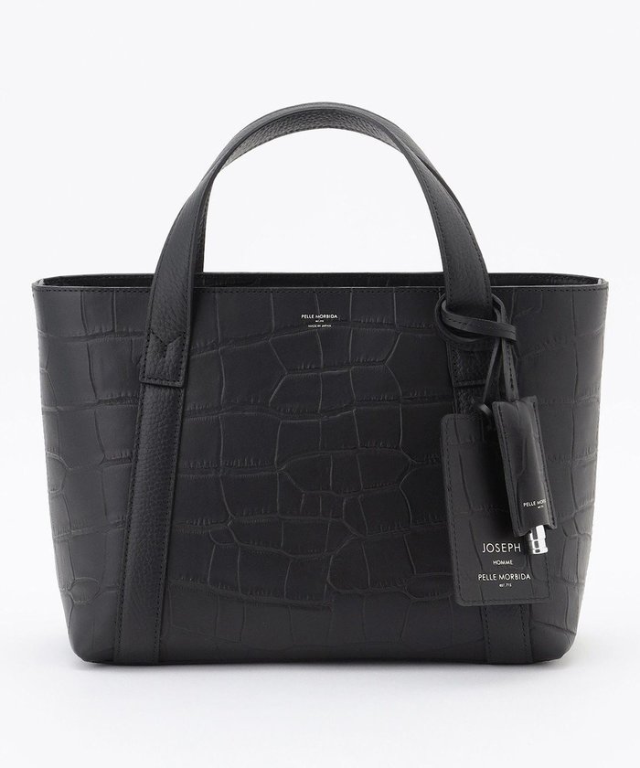 【ジョゼフ オム/JOSEPH HOMME / MEN】の【JOSEPH HOMME別注】【PELLE MORBIDA】ミニトートバッグ インテリア・キッズ・メンズ・レディースファッション・服の通販 founy(ファニー) https://founy.com/ ファッション Fashion メンズファッション Fashion for Men バッグ Bags トートバッグ / 通勤・大容量バッグ Tote Bags クロコ Crocodile, Croc Embossed コンビ Combo, Combination Style ジップ Zip, Zipper ジャケット Jacket, Outerwear フィット Fit, Slim Fit プリント Print, Printed Pattern 別注 Limited Edition, Custom Order おすすめ Recommended / Our Picks 旅行 Travel エレガント 上品 Elegant |ID: prp329100004727623 ipo3291000000034243926