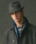【ジョセフ アブード/JOSEPH ABBOUD / MEN】の尾州産カシミヤブレンド×アルパカ混素材カシミヤブレンドアルパカヘリンボーン ハット グレー系7|ID: prp329100004727637 ipo3291000000034220717