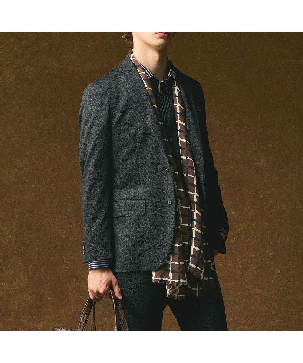 【ジョセフ アブード/JOSEPH ABBOUD / MEN】の【ドイツV.FRAAS社】ビンテージチェック ストール 人気、トレンドファッション・服の通販 founy(ファニー) 　ファッション　Fashion　メンズファッション　Fashion for Men　ショール　Shawl, Wrap　シンプル　Simple, Minimal　ジャケット　Jacket, Outerwear　ストール　Stole, Wrap　スーツ　Suit, Formalwear　セーター　Sweater, Knitwear　とろみ　Fluid, Flowy Fabric　チェック　Check, Plaid, Tartan　ドレープ　Drape, Draping Fabric　なめらか　Smooth, Silky Texture　ビンテージ　Vintage, Retro Style　マフラー　Scarf, Muffler　冬　Winter / This Winter　A/W・秋冬　Autumn/Winter　新作・新入荷　New Arrivals / New In　おすすめ　Recommended / Our Picks　エレガント 上品　Elegant　ビジネス 仕事 通勤　Business / Work / Commuting　 other-1|ID: prp329100004727638 ipo3291000000034154814