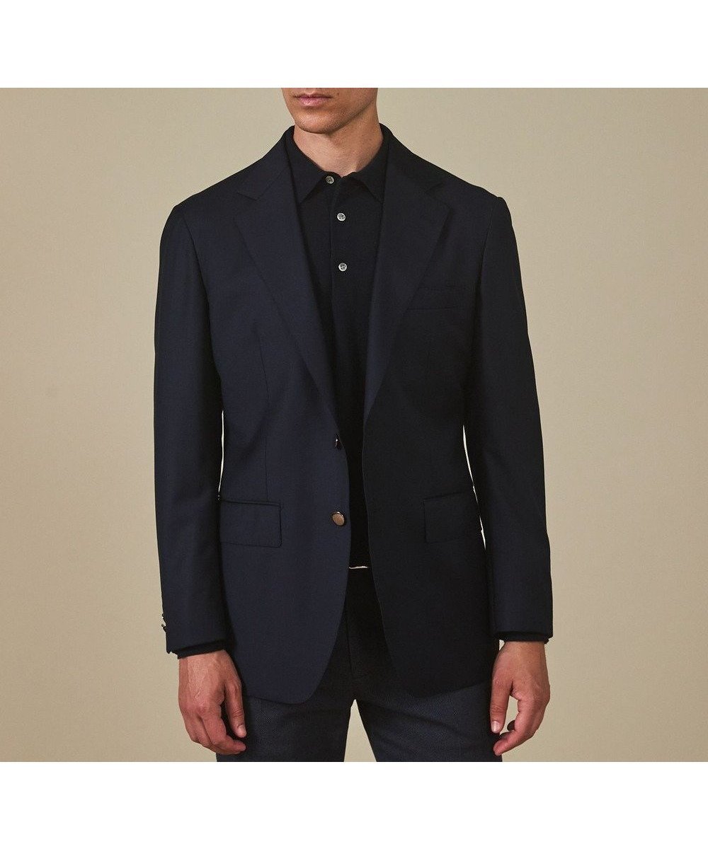 【五大陸/gotairiku / MEN】の【御幸毛織/オリジナル素材】Super160 S 定番 ネイビーブレザー(25年秋冬モデル) 人気、トレンドファッション・服の通販 founy(ファニー) 　ファッション　Fashion　メンズファッション　Fashion for Men　アウター　Men's Coats Outerwear　テーラードジャケット　Tailored Jackets & Blazers　シェイプ　Shape, Slim Fit　シンプル　Simple, Minimal　ジャケット　Jacket, Outerwear　スーツ　Suit, Formalwear　定番　Standard, Basic Item　フラット　Flat, Flat Shoes　羽織　Haori, Light Jacket　A/W・秋冬　Autumn/Winter　エレガント 上品　Elegant　 other-1|ID: prp329100004727643 ipo3291000000034243270