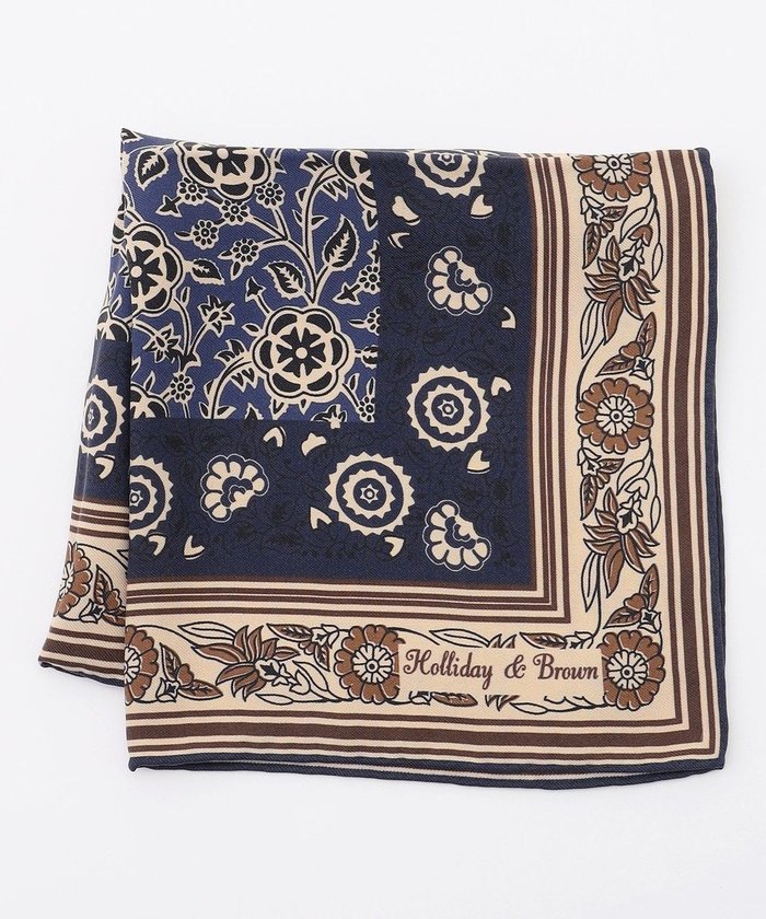 【ジョセフ アブード/JOSEPH ABBOUD / MEN】の【イタリア製・Holliday Brown】フラワーバンダナプリント ポケットチーフ インテリア・キッズ・メンズ・レディースファッション・服の通販 founy(ファニー) https://founy.com/ ファッション Fashion メンズファッション Fashion for Men イタリア Italy エレガント 上品 Elegant クラッシュ Distressed, Crashed Style シルク Silk, 100% Silk シンプル Simple, Minimal ジャケット Jacket, Outerwear スカーフ Scarf, Neckwear スーツ Suit, Formalwear ドレープ Drape, Draping Fabric ハンド Hand, Handmade バンダナ Bandana, Head Scarf フォーマル Formal, Dressy ポケット Pocket, Pocket Detail 無地 Plain, Solid Color おすすめ Recommended / Our Picks ビジネス 仕事 通勤 Business / Work / Commuting |ID: prp329100004727652 ipo3291000000034243287