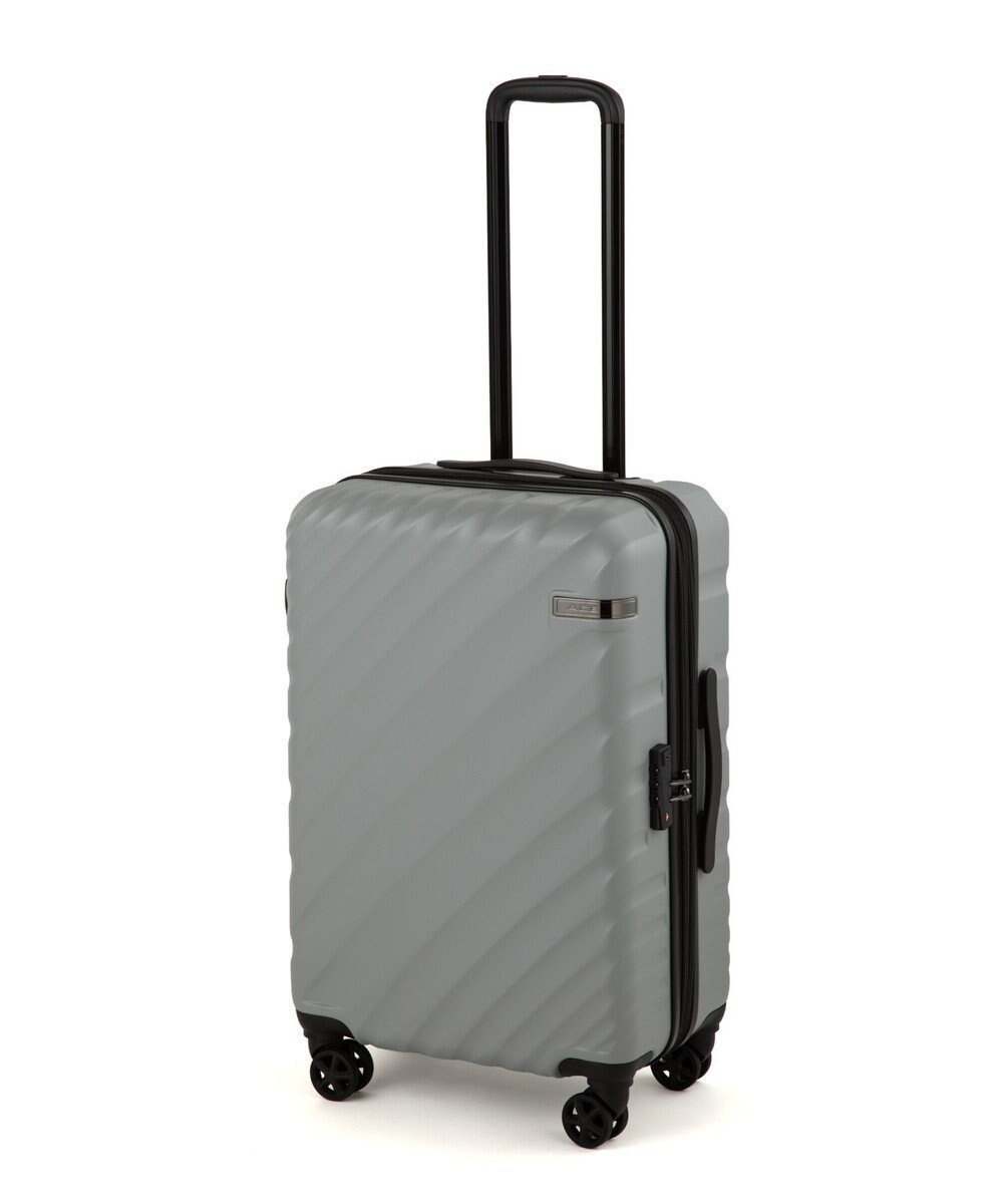 【エースバッグズアンドラゲッジ/ACE BAGS & LUGGAGE】のACE オーバル2 スーツケース 拡張機能 57L/70L 05912 エース インテリア・キッズ・メンズ・レディースファッション・服の通販 founy(ファニー) 　ファッション　Fashion　レディースファッション　Fashion for Women　スーツ　Business Suits & Workwear　オーバル　Oval Design　軽量　Lightweight, Ultra Light　シンプル　Simple, Minimal　トラベル　Travel, Travel Gear　リュック　Backpack, Rucksack　再入荷　Restock / Back in Stock　新作・新入荷　New Arrivals / New In　旅行　Travel　スーツケース キャリーケース　Suitcase / Carry Case　グレー|ID: prp329100004727656 ipo3291000000034154856