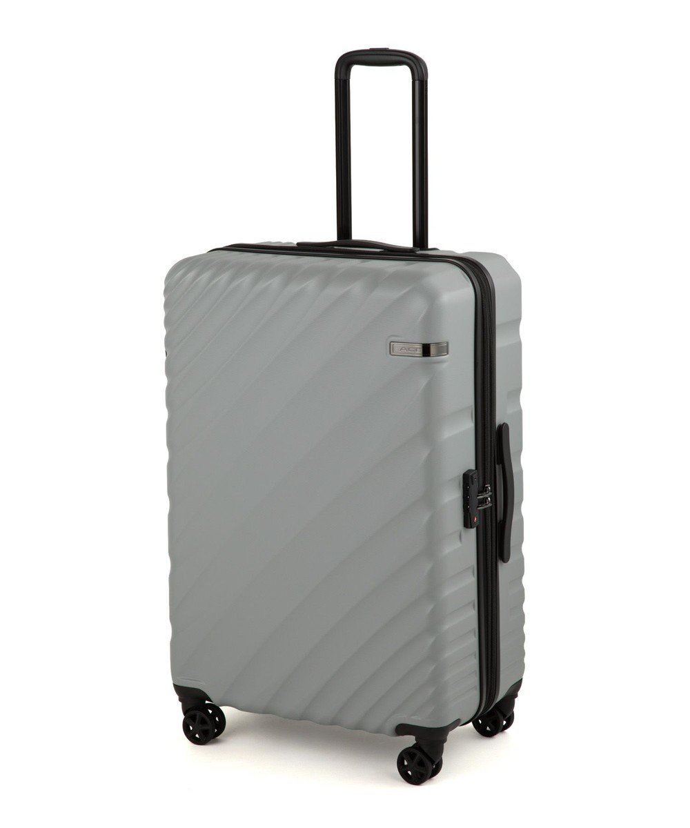 【エースバッグズアンドラゲッジ/ACE BAGS & LUGGAGE】のACE オーバル2 スーツケース 拡張機能 90L/111L 05913 エース インテリア・キッズ・メンズ・レディースファッション・服の通販 founy(ファニー) 　ファッション　Fashion　レディースファッション　Fashion for Women　スーツ　Business Suits & Workwear　オーバル　Oval Design　軽量　Lightweight, Ultra Light　シンプル　Simple, Minimal　トラベル　Travel, Travel Gear　リュック　Backpack, Rucksack　再入荷　Restock / Back in Stock　新作・新入荷　New Arrivals / New In　旅行　Travel　スーツケース キャリーケース　Suitcase / Carry Case　グレー|ID: prp329100004727659 ipo3291000000034154868