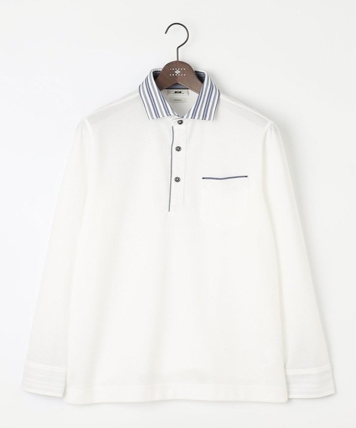 【ジョセフ アブード/JOSEPH ABBOUD / MEN】の【オーガニックコットン使用】ダディ ポロシャツ インテリア・キッズ・メンズ・レディースファッション・服の通販 founy(ファニー) https://founy.com/ ファッション Fashion メンズファッション Fashion for Men トップス・カットソー Cut & Sew Tops メンズシャツ Shirts ポロシャツ / きれいめカジュアルスタイル Polo Shirts おすすめ Recommended / Our Picks オーガニック Organic Cotton カットソー Cut and Sewn Top ギフト プレゼント Gift / Present ポロシャツ Polo Shirt, Collared Tee 夏 Summer S/S・春夏 SS, Spring/Summer, Warm Season A/W・秋冬 Autumn/Winter |ID: prp329100004727670 ipo3291000000034154915