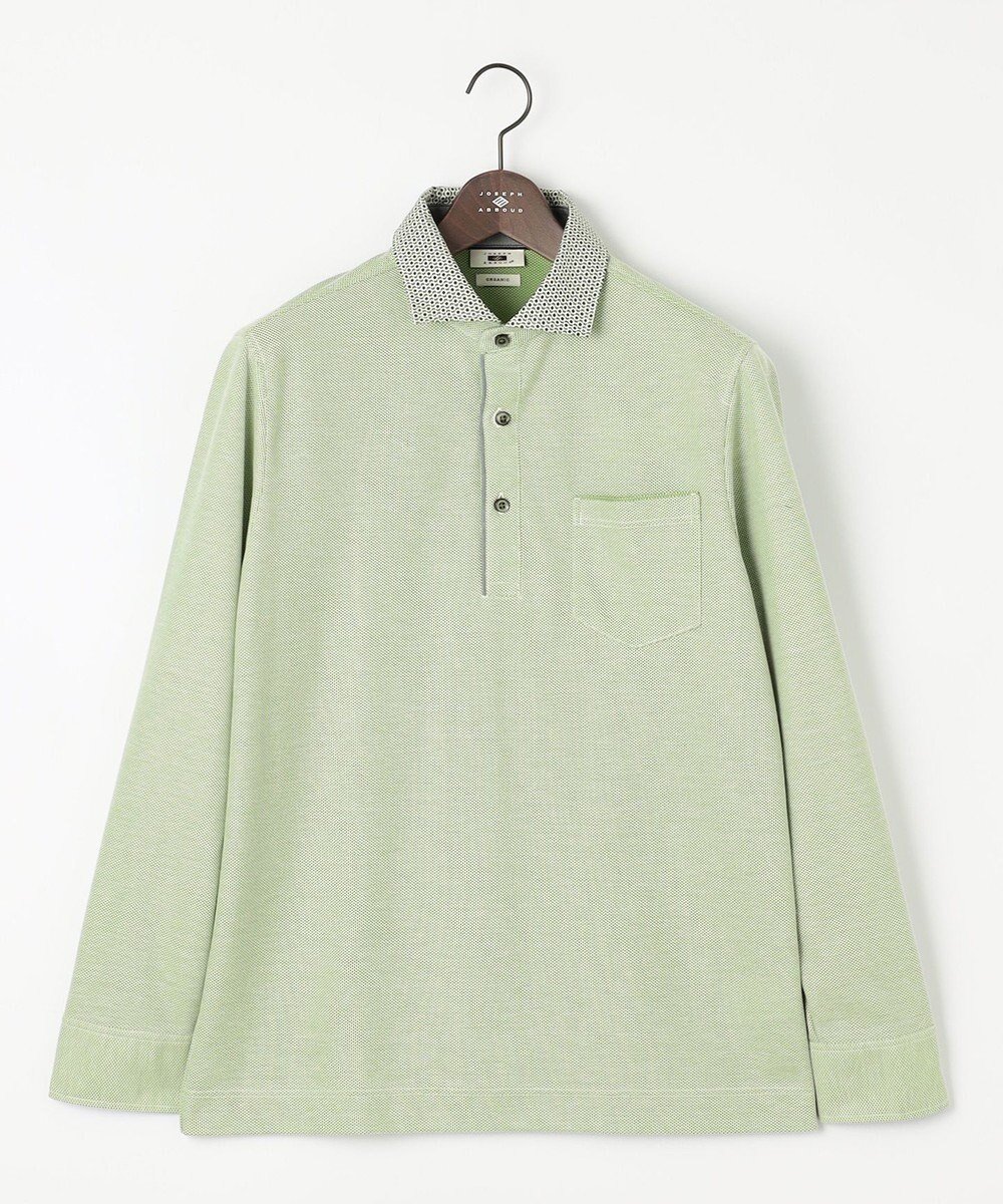 【ジョセフ アブード/JOSEPH ABBOUD / MEN】の【オーガニックコットン使用】ダディ ポロシャツ インテリア・キッズ・メンズ・レディースファッション・服の通販 founy(ファニー)  ファッション Fashion メンズファッション Fashion for Men トップス・カットソー Cut & Sew Tops メンズシャツ Shirts ポロシャツ / きれいめカジュアルスタイル Polo Shirts おすすめ Recommended / Our Picks オーガニック Organic Cotton カットソー Cut and Sewn Top ギフト プレゼント Gift / Present ポロシャツ Polo Shirt, Collared Tee 夏 Summer S/S・春夏 SS, Spring/Summer, Warm Season A/W・秋冬 Autumn/Winter ライトグリーン系|ID: prp329100004727670 ipo3291000000034154918