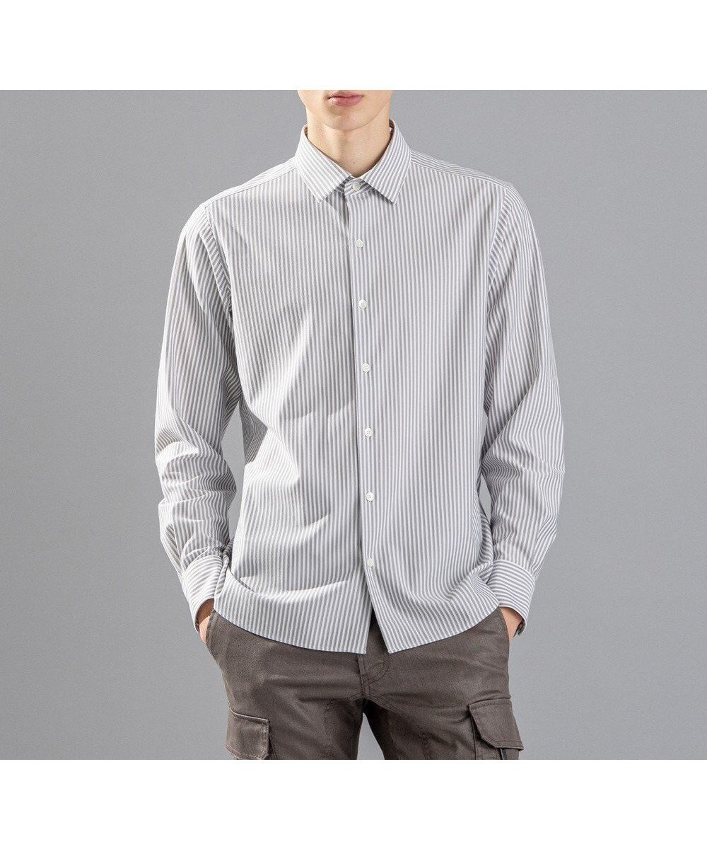 【ジョゼフ オム/JOSEPH HOMME / MEN】のコンフォートクリアストライプ レギュラーカラーシャツ 人気、トレンドファッション・服の通販 founy(ファニー) ファッション Fashion メンズファッション Fashion for Men トップス・カットソー Cut & Sew Tops メンズシャツ Shirts シェイプ Shape, Slim Fit シンプル Simple, Minimal ジャケット Jacket, Outerwear ストレッチ Stretch, Stretchy Fabric ドレス Dress, One-Piece 夏 Summer 春 Spring S/S・春夏 SS, Spring/Summer, Warm Season 軽量 Lightweight, Ultra Light other-1|ID: prp329100004727671 ipo3291000000034154921