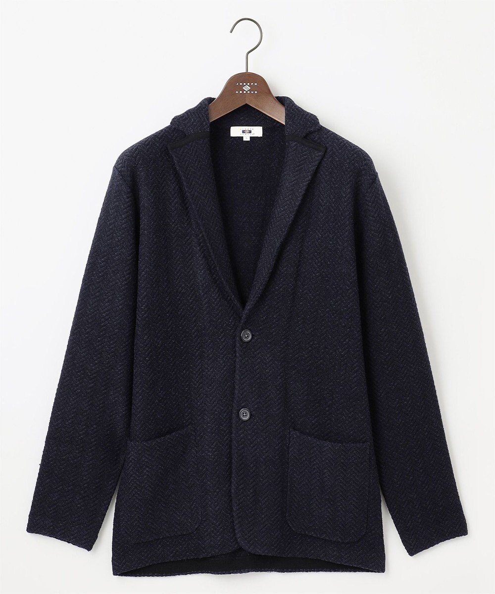 【ジョセフ アブード/JOSEPH ABBOUD / MEN】の【軽量/イージーケア】 KARL KARL×モール使用 軽量ニットジャケット インテリア・キッズ・メンズ・レディースファッション・服の通販 founy(ファニー) ファッション Fashion メンズファッション Fashion for Men トップス・カットソー Cut & Sew Tops ニット・セーター / 定番トップス Knit Tops & Sweaters インナー Innerwear ジャカード/ジャガード Jacquard, Woven Pattern ジャケット Jacket, Outerwear スポーツ Sports, Activewear セーター Sweater, Knitwear リラックス Relax, Relaxed Fit ワーク Workwear, Utility Style 今季 This Season, Current Season 抗菌 Antibacterial, Bacteria-Resistant A/W・秋冬 Autumn/Winter 軽量 Lightweight, Ultra Light ネイビー系|ID: prp329100004727672 ipo3291000000034154928
