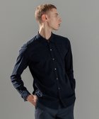 【ジョゼフ オム/JOSEPH HOMME / MEN】のオーナメントジャガードストレッチ レギュラーカラーシャツ ネイビー系|ID: prp329100004727680 ipo3291000000034154951