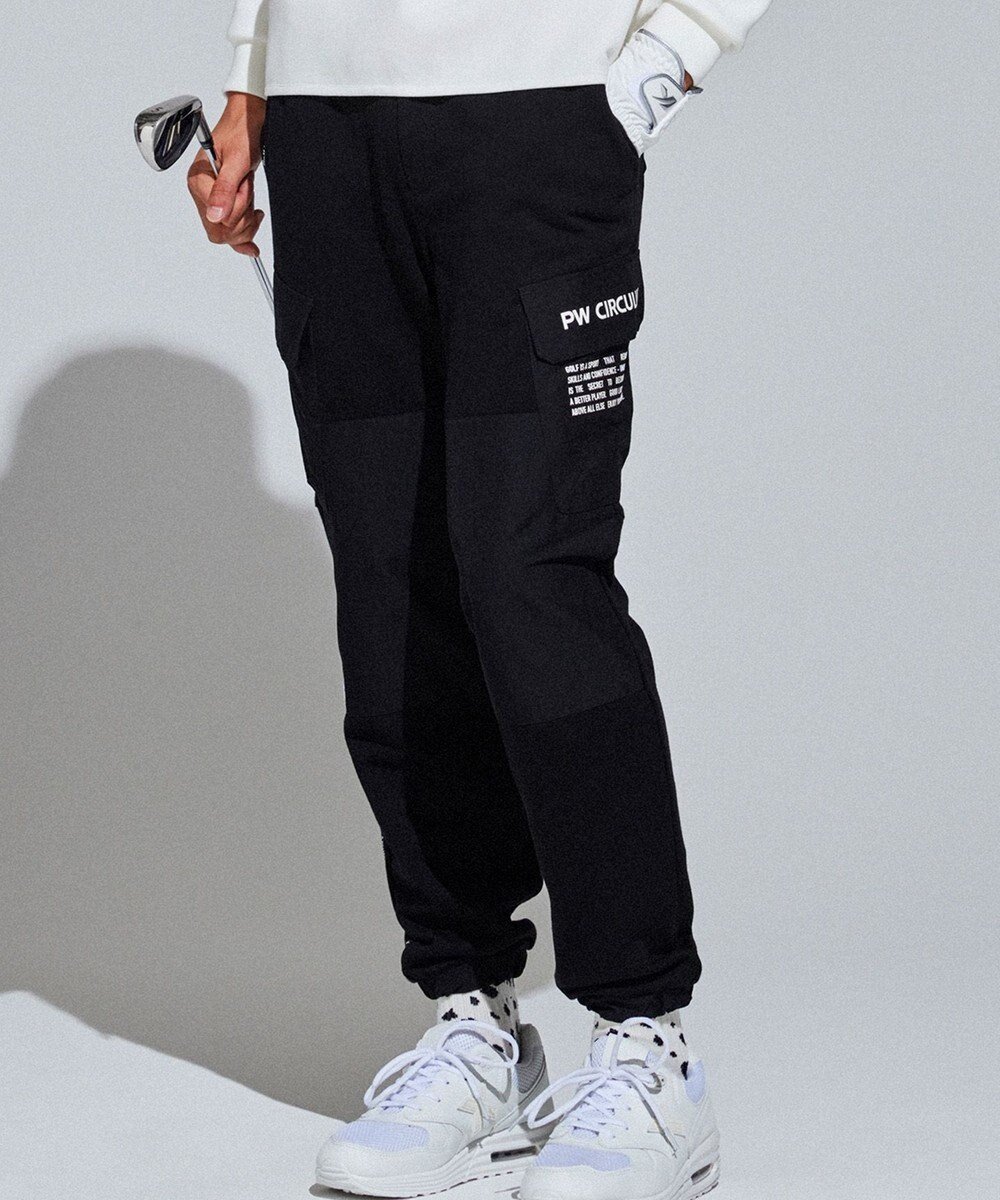 【ピーダブリュサーキュラス/PW CIRCULUS / MEN】の【MEN】裏毛カーゴジョガーパンツ 人気、トレンドファッション・服の通販 founy(ファニー) 　ファッション　Fashion　メンズファッション　Fashion for Men　ボトムス　Bottoms　コンビ　Combo, Combination Style　プリント　Print, Printed Pattern　A/W・秋冬　Autumn/Winter　 other-1|ID: prp329100004727686 ipo3291000000034154989
