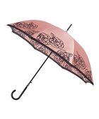 【ムーンバット/MOONBAT】のLANVIN COLLECTION 長傘 ローズ サテンプリント ジャンプ 耐風 人気、トレンドファッション・服の通販 founy(ファニー) ファッション Fashion レディースファッション Fashion for Women レイングッズ・傘・晴雨兼用傘 Umbrellas & Rain Gear エレガント 上品 Elegant カッティング Cutting Detail クラシカル Classical, Vintage-Inspired コレクション Collection, Seasonal Line サテン Satin, Glossy Fabric バランス Balance, Style Balance フランス France, French プリント Print, Printed Pattern モダン Modern, Contemporary ラグジュアリー Luxury, Elegant ローズ Rose, Rose Motif 傘 Umbrella, Parasol thumbnail ピンク|ID: prp329100004727697 ipo3291000000034155104