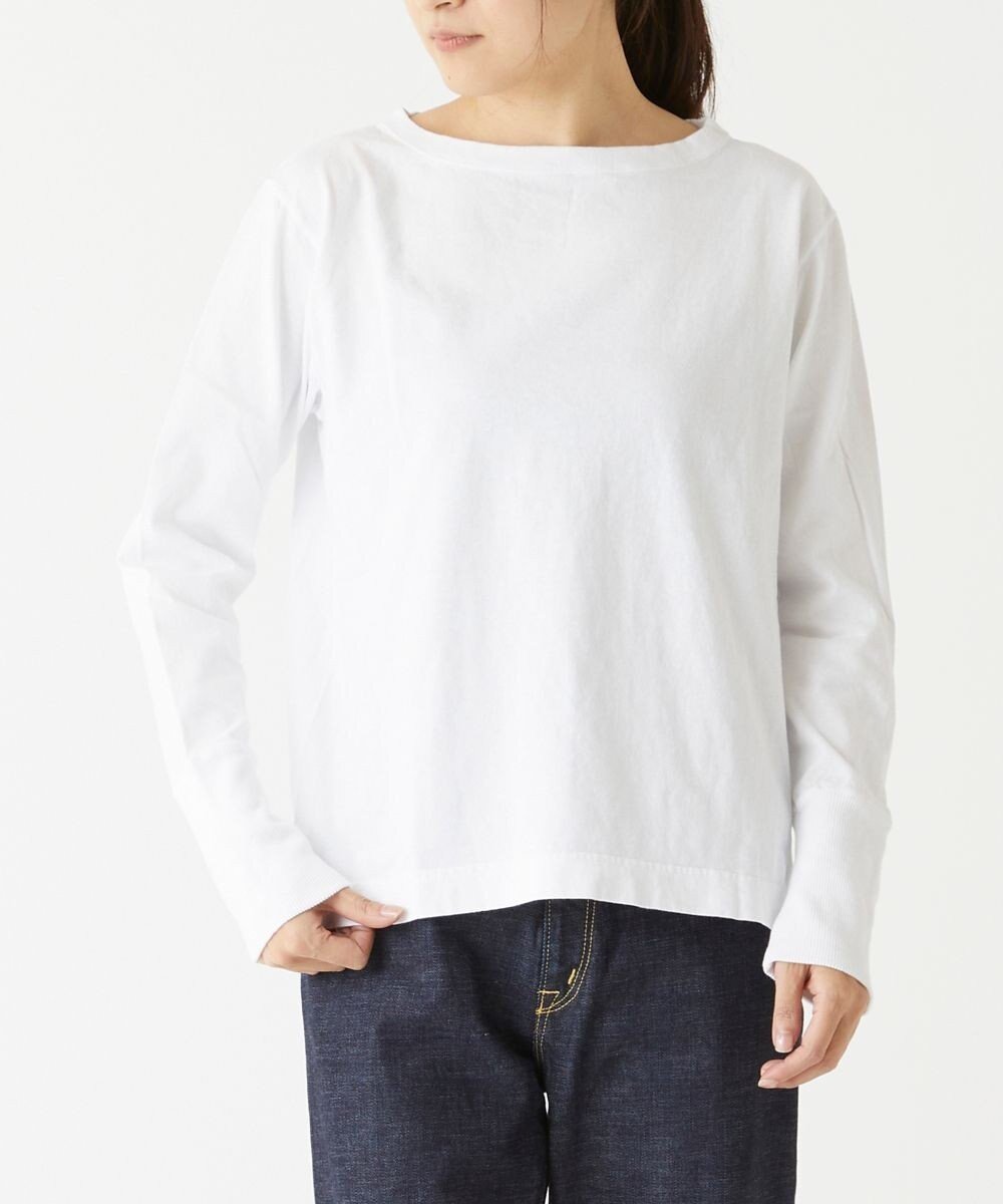 【サキュウ/caqu】のcaqu x GoodOn roundneck L/S tee シンプルゆったりフィットシャツ 人気、トレンドファッション・服の通販 founy(ファニー) 　ファッション　Fashion　レディースファッション　Fashion for Women　トップス・カットソー　Cut & Sew Tops　シャツ・ブラウス・オフィスカジュアル　Elegant Blouses & Button-Ups　ロングTシャツ・Tシャツ　Longline T-Shirts & Tees　カットソー・ベーシックTシャツ　Cut-and-Sewn Tops / Stretch Tees & Basics　カットソー　Cut and Sewn Top　シンプル　Simple, Minimal　ジーンズ　Jeans, Denim Pants　フィット　Fit, Slim Fit　プレーン　Plain, Simple　リラックス　Relax, Relaxed Fit　A/W・秋冬　Autumn/Winter　S/S・春夏　SS, Spring/Summer, Warm Season　夏　Summer　 other-1|ID: prp329100004727698 ipo3291000000034155111