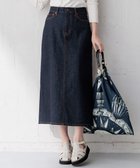 【23区/NIJYUSANKU】の【Oggi4月号掲載/洗える】23区DENIM ストレッチ デニムスカート ネイビー系|ID: prp329100004727701 ipo3291000000034155158