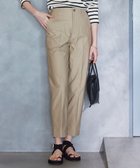 【23区/NIJYUSANKU】の【SLOW/洗える】バックサテンストレッチ ベイカーパンツ ベージュ系|ID: prp329100004727709 ipo3291000000034155253