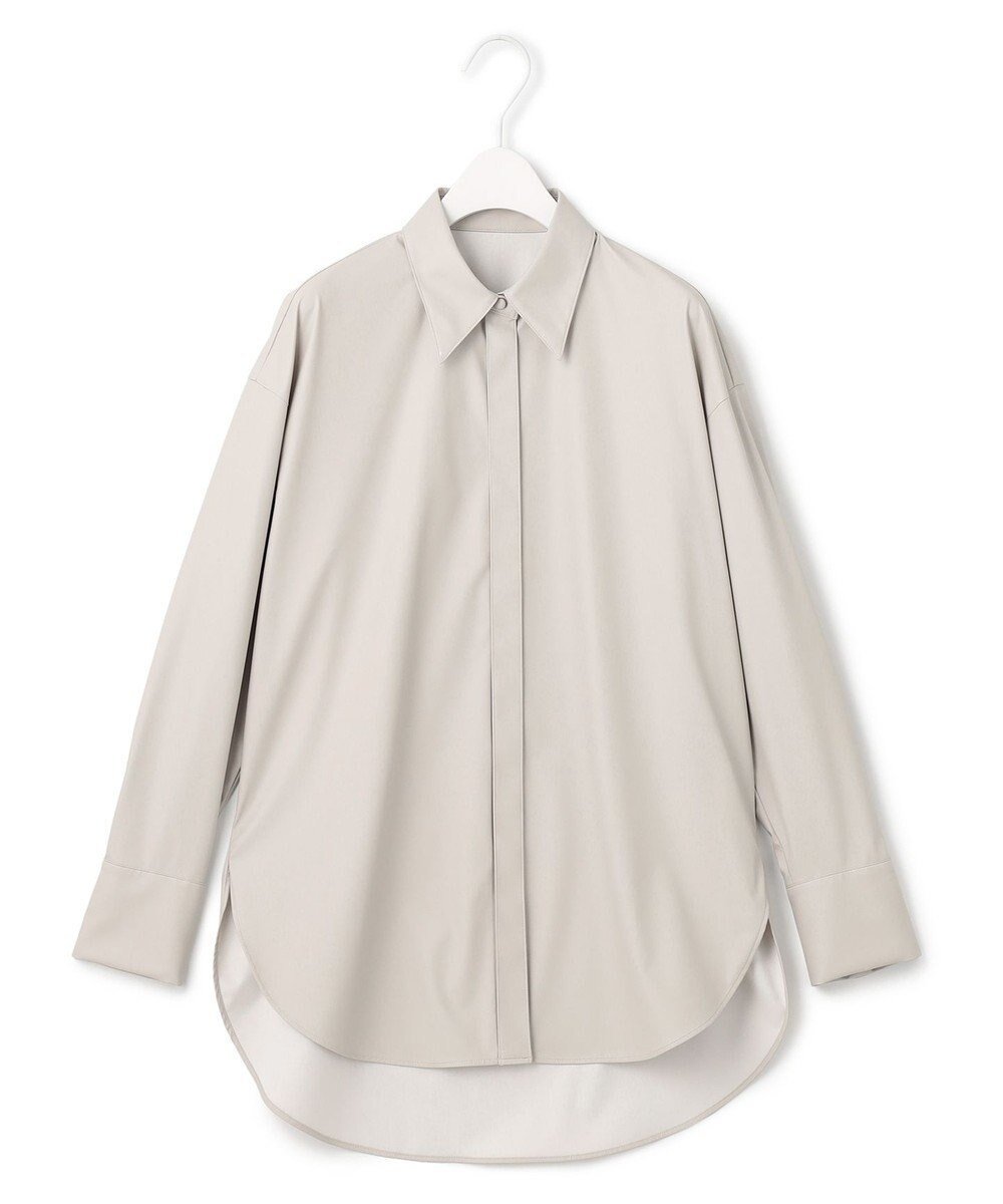 【アイシービー/iCB】の【洗える】 ライトフェイクレザー シャツ インテリア・キッズ・メンズ・レディースファッション・服の通販 founy(ファニー) ファッション Fashion レディースファッション Fashion for Women トップス・カットソー Cut & Sew Tops シャツ・ブラウス・オフィスカジュアル Elegant Blouses & Button-Ups 洗える Machine Washable カーディガン Cardigan, Knitwear コーティング Coating, Coated Finish ストレッチ Stretch, Stretchy Fabric フェイクレザー Faux Leather, PU Leather フロント Front, Front Design ベーシック Basic, Essential レギュラー Regular, Standard Fit A/W・秋冬 Autumn/Winter 2023年 2023 2023-2024秋冬・A/W Autumn/Winter 2023–24 AW23–24 トープ系|ID: prp329100004727713 ipo3291000000034155333