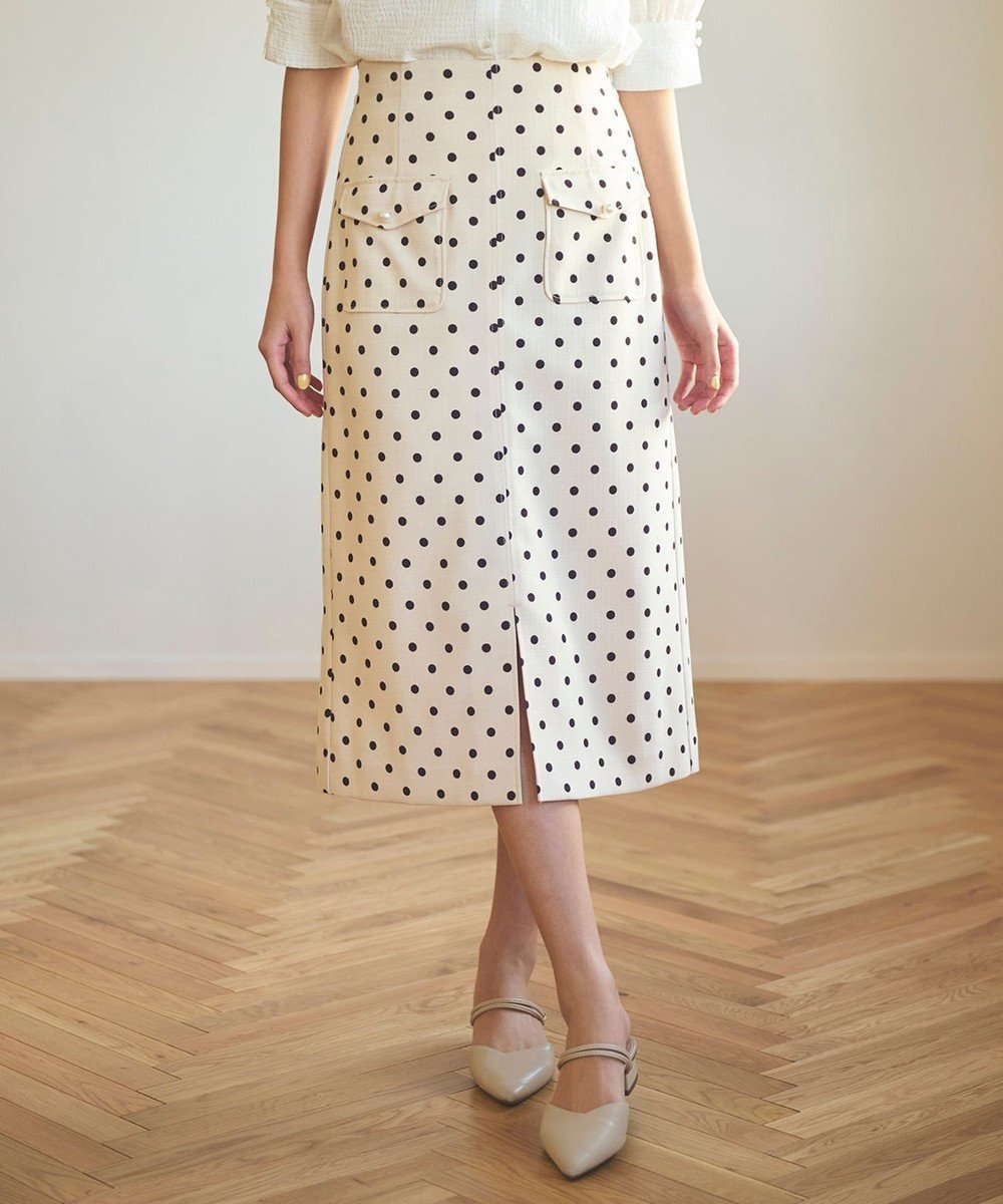 【フェルゥ/Feroux】の【新色追加・洗える】パールポイントフラップ スカート インテリア・キッズ・メンズ・レディースファッション・服の通販 founy(ファニー) 　ファッション　Fashion　レディースファッション　Fashion for Women　スカート　Skirts　シンプル　Simple, Minimal　スリット　Slit, Slit Detail　フラップ　Flap, Flap Pocket　フロント　Front, Front Design　ポケット　Pocket, Pocket Detail　ワーク　Workwear, Utility Style　夏　Summer　春　Spring　S/S・春夏　SS, Spring/Summer, Warm Season　洗える　Machine Washable　アイボリー系9|ID: prp329100004727719 ipo3291000000034155424