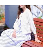 【ティアクラッセ/Tiaclasse】の【洗える】7分袖前身レースカーディガン オフホワイト|ID: prp329100004727722 ipo3291000000034155478