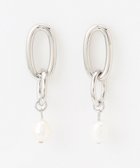 【エニー/ANY】の【WEB限定】ダブルリングパールピアス(両耳用) シルバー系|ID: prp329100004727724 ipo3291000000034155513