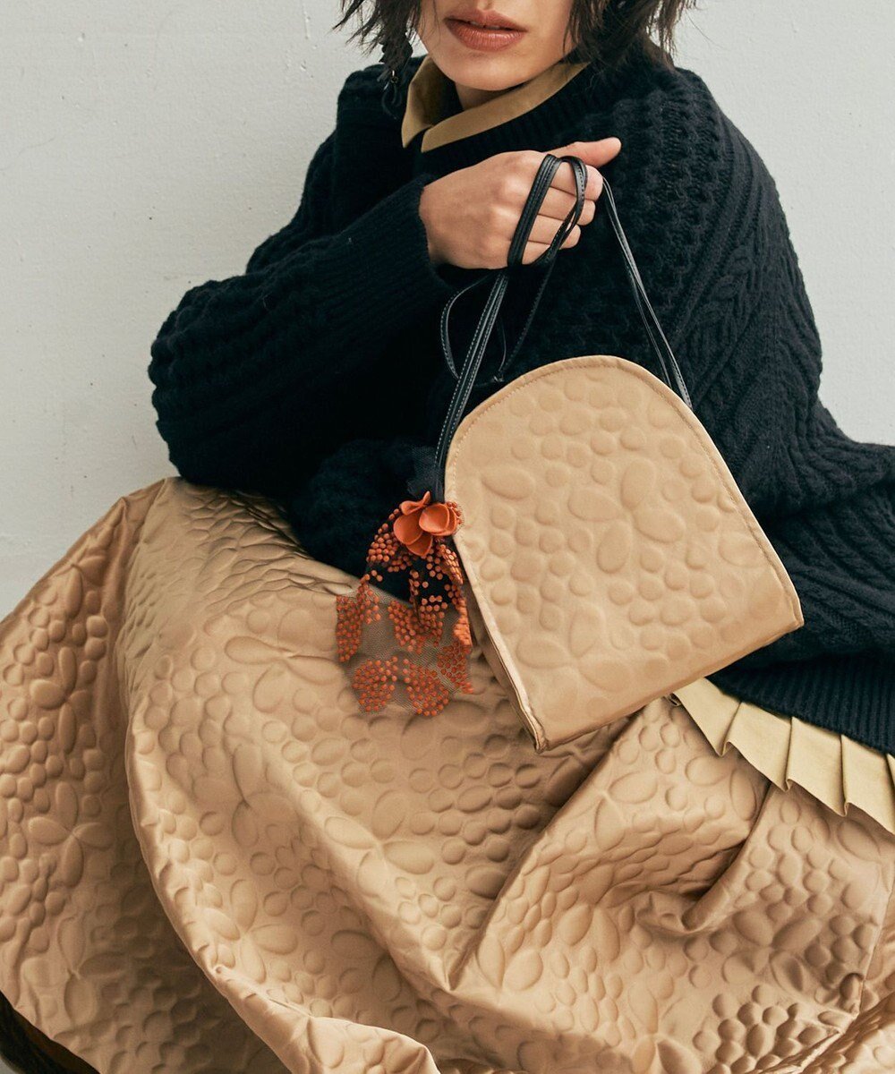 【アンドウール/AND WOOL】の【土の凹凸を表現したナイロン素材】テレイン ポシェット 人気、トレンドファッション・服の通販 founy(ファニー) 　ファッション　Fashion　レディースファッション　Fashion for Women　キュプラ　Cupro, Eco Fabric　ショルダー　Shoulder, Shoulder Strap　シルバー　Silver, Metallic Silver　ポケット　Pocket, Pocket Detail　ポシェット　Pochette, Mini Bag　ポーチ　Pouch, Small Case　 other-1|ID: prp329100004727727 ipo3291000000034155568