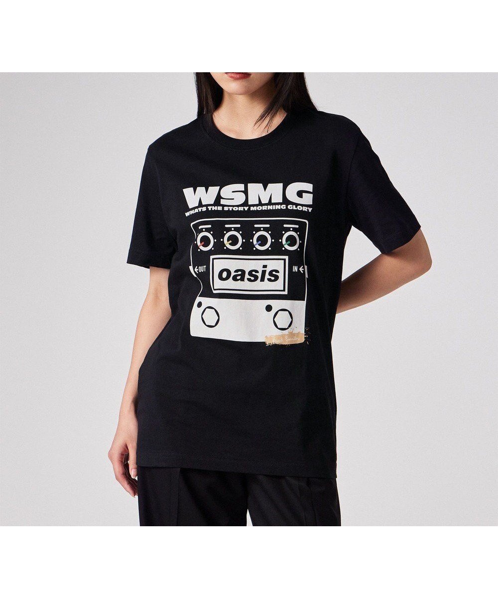 【ポール スミス/Paul Smith】のPaul Smith × Oasis WSMG Tシャツ インテリア・キッズ・メンズ・レディースファッション・服の通販 founy(ファニー) ファッション Fashion レディースファッション Fashion for Women トップス・カットソー Cut & Sew Tops シャツ・ブラウス・オフィスカジュアル Elegant Blouses & Button-Ups ロングTシャツ・Tシャツ Longline T-Shirts & Tees カットソー・ベーシックTシャツ Cut-and-Sewn Tops / Stretch Tees & Basics カットソー Cut and Sewn Top テクスチャー Texture, Textured Fabric 半袖 Short Sleeve, Half Sleeve 夏 Summer S/S・春夏 SS, Spring/Summer, Warm Season A/W・秋冬 Autumn/Winter ブラック|ID: prp329100004727729 ipo3291000000034155590