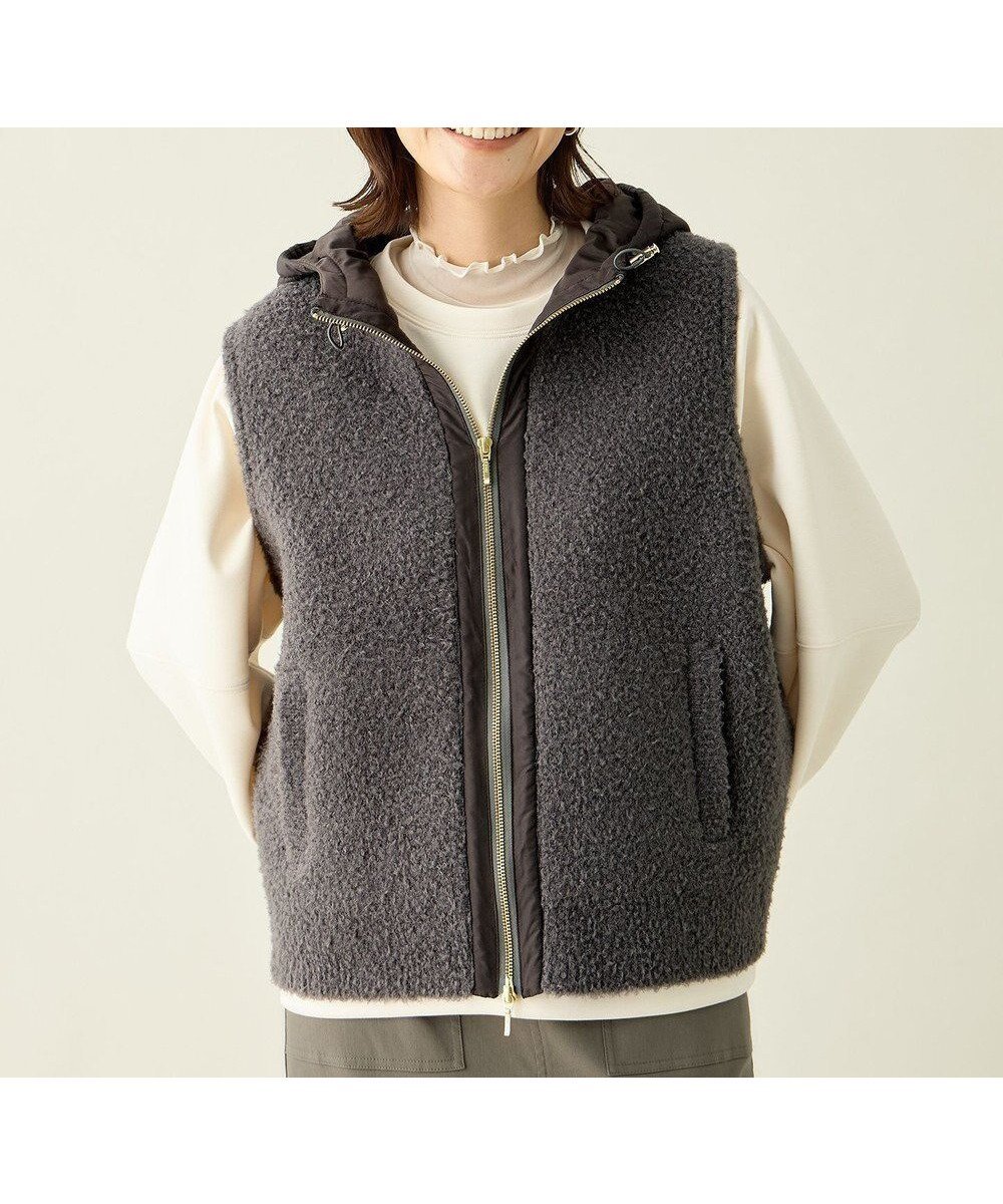 【エニー/ANY】のキルトコンビベスト インテリア・キッズ・メンズ・レディースファッション・服の通販 founy(ファニー) 　ファッション　Fashion　レディースファッション　Fashion for Women　アウター　Coat / Outerwear Collection　レディースジャケット・軽アウター　Jackets　インナー　Innerwear　洗える　Machine Washable　秋　Autumn　キルト　Quilt, Quilted Fabric　コンビ　Combo, Combination Style　ジャケット　Jacket, Outerwear　ベスト　Vest, Waistcoat　冬　Winter / This Winter　A/W・秋冬　Autumn/Winter　スレート|ID: prp329100004727745 ipo3291000000034155738