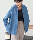 【アメリカンホリック/AMERICAN HOLIC】のWポケットコーデュロイシャツ 人気、トレンドファッション・服の通販 founy(ファニー) ファッション Fashion レディースファッション Fashion for Women トップス・カットソー Cut & Sew Tops シャツ・ブラウス・オフィスカジュアル Elegant Blouses & Button-Ups アメリカン American Style ヴィンテージ Vintage Style 秋 Autumn コーデュロイ Corduroy, Cord Fabric スタイリッシュ Stylish, Fashionable ポケット Pocket, Pocket Detail A/W・秋冬 Autumn/Winter おすすめ Recommended / Our Picks thumbnail Blue|ID: prp329100004727751 ipo3291000000035714954