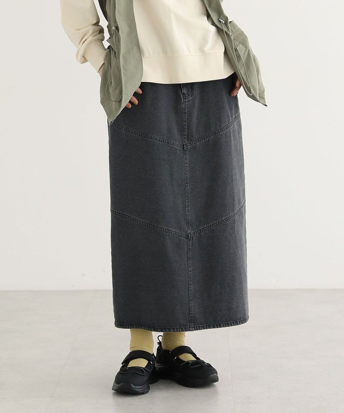 【グリーンパークス/Green Parks】のデニムタイトロングスカート インテリア・キッズ・メンズ・レディースファッション・服の通販 founy(ファニー) https://founy.com/ ファッション Fashion レディースファッション Fashion for Women スカート Skirts ロングスカート Long Skirts / Maxi & Midi Skirts おすすめ Recommended / Our Picks スリット Slit, Slit Detail セットアップ Set-Up, Coordinated Outfit デニム Denim, Jeans Material フロント Front, Front Design ベスト Vest, Waistcoat ポケット Pocket, Pocket Detail ロング Long, Long-Length A/W・秋冬 Autumn/Winter |ID: prp329100004727767 ipo3291000000036278630