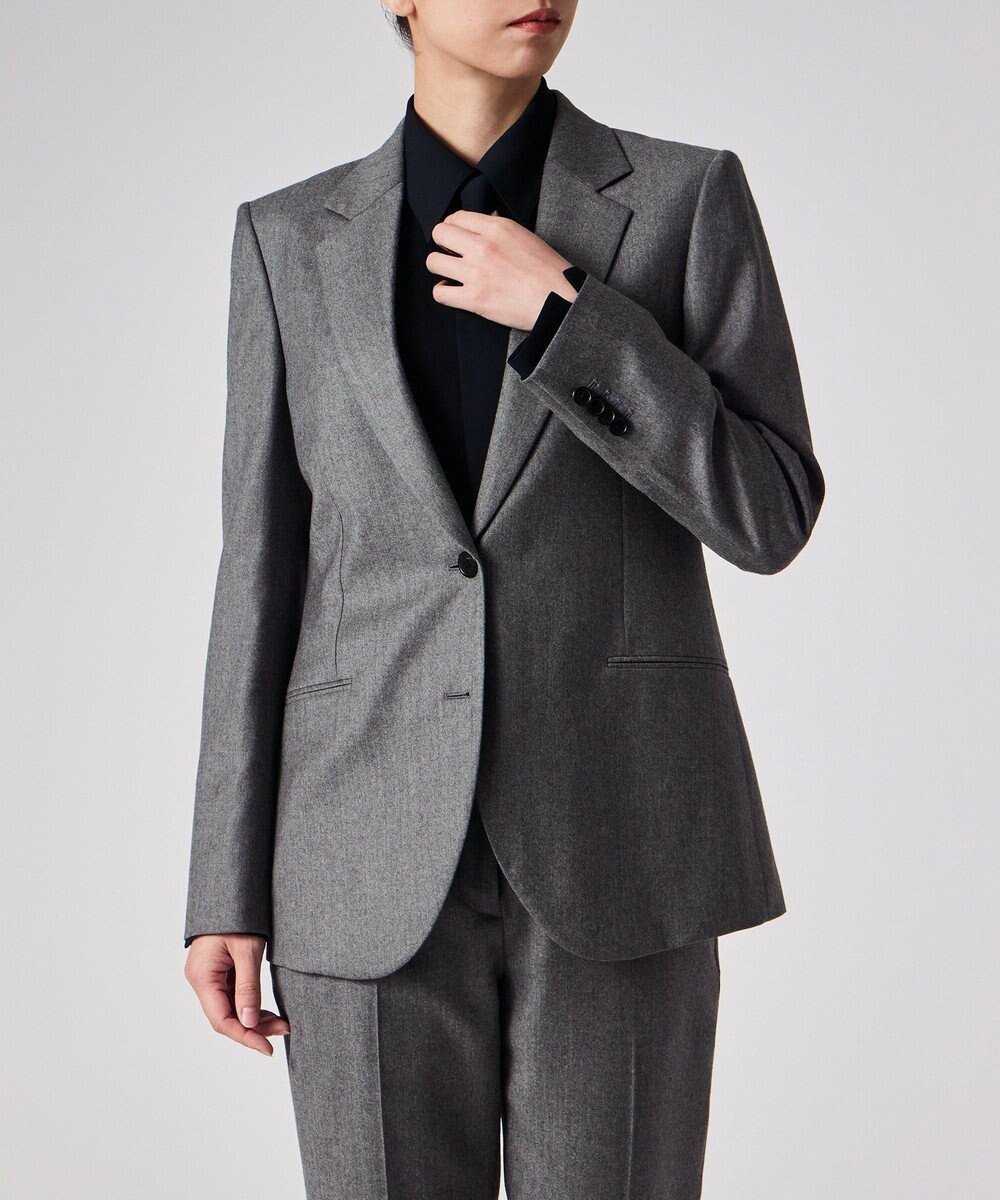 【ポール スミス/Paul Smith】のカシミアブレンド フランネル ジャケット インテリア・キッズ・メンズ・レディースファッション・服の通販 founy(ファニー) ファッション Fashion レディースファッション Fashion for Women アウター Coat / Outerwear Collection レディースジャケット・軽アウター Jackets テーラードジャケット / 通勤・きれいめスタイル Tailored Jackets & Blazers クラシック Classic, Timeless Style ジャケット Jacket, Outerwear セットアップ Set-Up, Coordinated Outfit フォーマル Formal, Dressy ミックス Mix, Mixed Style リラックス Relax, Relaxed Fit A/W・秋冬 Autumn/Winter S/S・春夏 SS, Spring/Summer, Warm Season 夏 Summer グレー|ID: prp329100004727773 ipo3291000000034485520