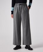 【ポール スミス/Paul Smith】のウールフランネル ワイドパンツ グレー|ID: prp329100004727775 ipo3291000000035764776