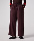 【ポール スミス/Paul Smith】のウールフランネル ワイドパンツ ワインレッド|ID: prp329100004727775 ipo3291000000035764780