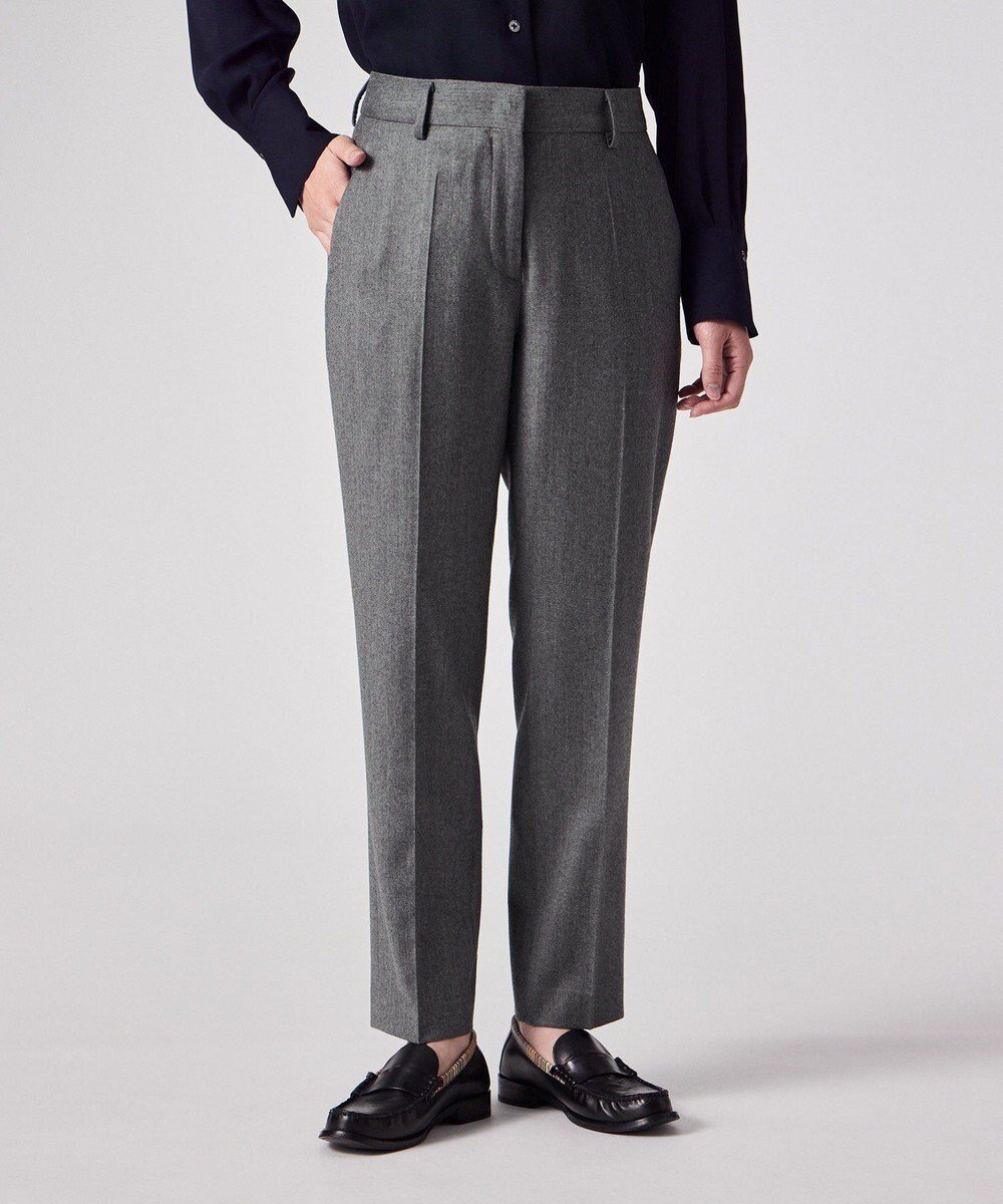 【ポール スミス/Paul Smith】のカシミアブレンド フランネル テーパードパンツ インテリア・キッズ・メンズ・レディースファッション・服の通販 founy(ファニー) 　ファッション　Fashion　レディースファッション　Fashion for Women　パンツ　Pants & Trousers　スーツ　Business Suits & Workwear　スーツパンツ・ドレスパンツ　Suit Pants / Office Trousers / Dress Pants　クラシック　Classic, Timeless Style　ジャケット　Jacket, Outerwear　スーツ　Suit, Formalwear　セットアップ　Set-Up, Coordinated Outfit　A/W・秋冬　Autumn/Winter　S/S・春夏　SS, Spring/Summer, Warm Season　夏　Summer　エレガント 上品　Elegant　ビジネス 仕事 通勤　Business / Work / Commuting　グレー|ID: prp329100004727777 ipo3291000000035437692