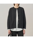 【アイシービー/iCB】のミルドウール ニットブルゾン チャコール系|ID: prp329100004727816 ipo3291000000035928690