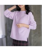 【エニィ スィス/any SiS】のボートネックAir ニット ラベンダー|ID: prp329100004727833 ipo3291000000034189079