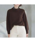 【エニィ スィス/any SiS】のボートネックAir ニット ブラウン|ID: prp329100004727833 ipo3291000000034505590