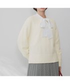 【エニィ スィス/any SiS】のボートネックAir ニット アイボリー|ID: prp329100004727833 ipo3291000000034537108