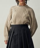 【ムーク/muuc】のカシミヤウールケーブル編みプルオーバー ベージュ|ID: prp329100004727866 ipo3291000000034156392
