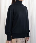 【ムーク/muuc】のエクストラファインメリノ・ベーシックタートルネックプルオーバー ブラック|ID: prp329100004727879 ipo3291000000034156442