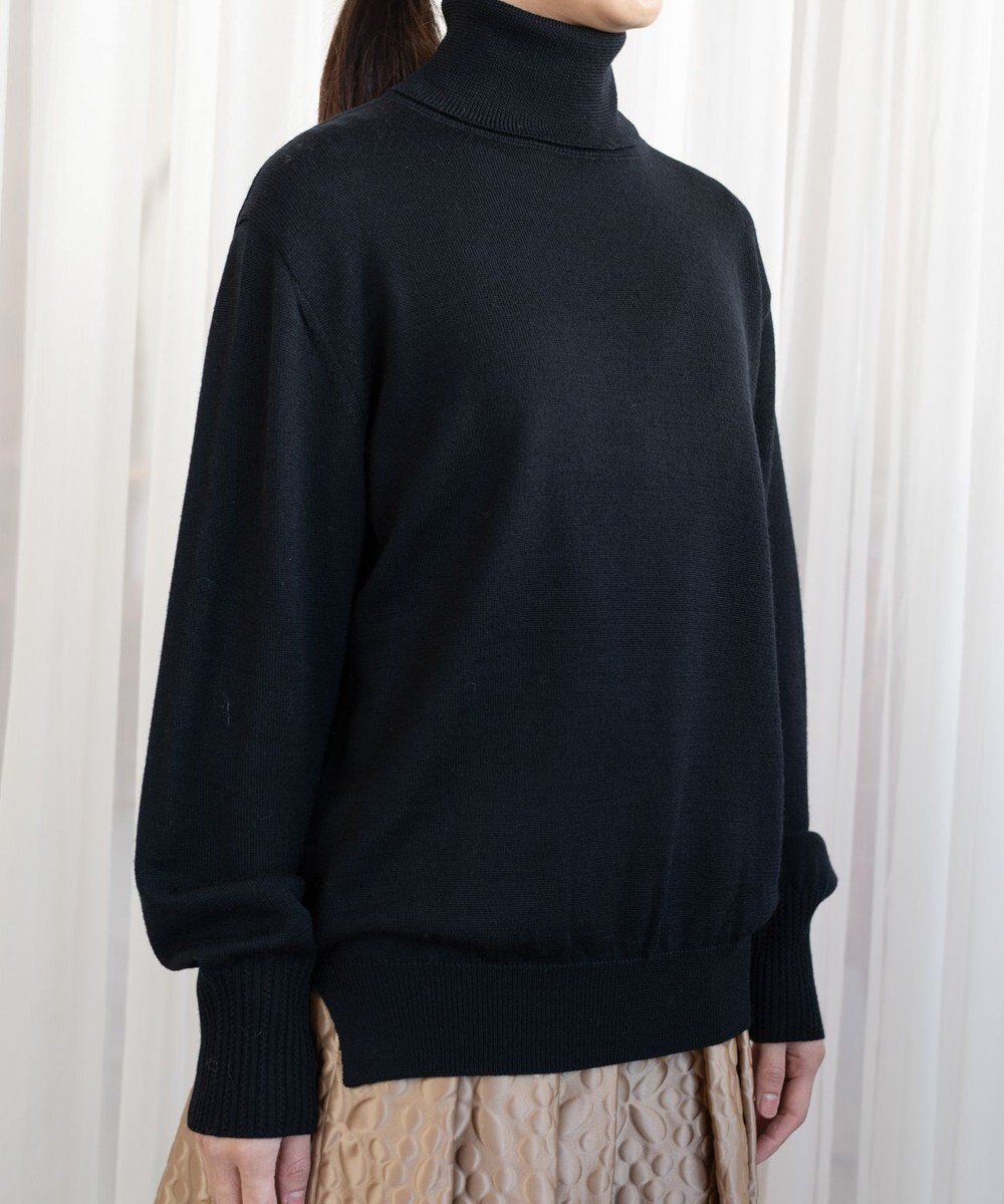 【ムーク/muuc】のエクストラファインメリノ・ベーシックタートルネックプルオーバー インテリア・キッズ・メンズ・レディースファッション・服の通販 founy(ファニー) ファッション Fashion レディースファッション Fashion for Women トップス・カットソー Cut & Sew Tops ニット Knit Tops & Sweaters カジュアルプルオーバー・ニットトップス Pullovers & Knit Tops / Casual Pullovers タートルネック・ハイネックトップス Turtlenecks & High-Neck Tops アンサンブル Ensemble Set イタリア Italy エレガント 上品 Elegant 洗える Machine Washable カーディガン Cardigan, Knitwear シンプル Simple, Minimal セーター Sweater, Knitwear 透かし Cut-Out, Lacework タートル Turtleneck, Turtle Collar なめらか Smooth, Silky Texture フェミニン Feminine, Girly ベーシック Basic, Essential リラックス Relax, Relaxed Fit A/W・秋冬 Autumn/Winter 再入荷 Restock / Back in Stock ブラック|ID: prp329100004727879 ipo3291000000034156442