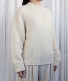 【ムーク/muuc】のアルパカモヘヤ畦編みプルオーバー ホワイト|ID: prp329100004727888 ipo3291000000034156473