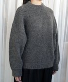 【ムーク/muuc】のアルパカモヘヤ畦編みプルオーバー グレー|ID: prp329100004727888 ipo3291000000034156479