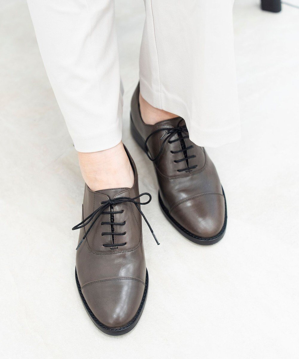 【アポム/APOM】のイタリアンカーフ レースアップシューズ 40 インテリア・キッズ・メンズ・レディースファッション・服の通販 founy(ファニー) ファッション Fashion レディースファッション Fashion for Women インソール Shoe Insole クッション Cushion, Throw Pillow シューズ Shoes, Footwear スマート Smart, Elegant フェミニン Feminine, Girly マニッシュ Mannish, Boyish エレガント 上品 Elegant グレー|ID: prp329100004727897 ipo3291000000034319425