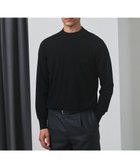 【五大陸/gotairiku / MEN】の25年新作【洗える/チクチクしにくい/ピリングしにくい】イタリア糸 ハイゲージ カバーネックニット_WOOL100% ブラック系|ID: prp329100004729825 ipo3291000000035766678