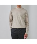 【五大陸/gotairiku / MEN】の25年新作【洗える/チクチクしにくい/ピリングしにくい】イタリア糸 ハイゲージ カバーネックニット_WOOL100% アイボリー系|ID: prp329100004729825 ipo3291000000035766686