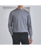 【五大陸/gotairiku / MEN】の25年新作【洗える/チクチクしにくい/ピリングしにくい】イタリア糸 ハイゲージ カバーネックニット_WOOL100% ライトグレー系|ID: prp329100004729825 ipo3291000000035766690