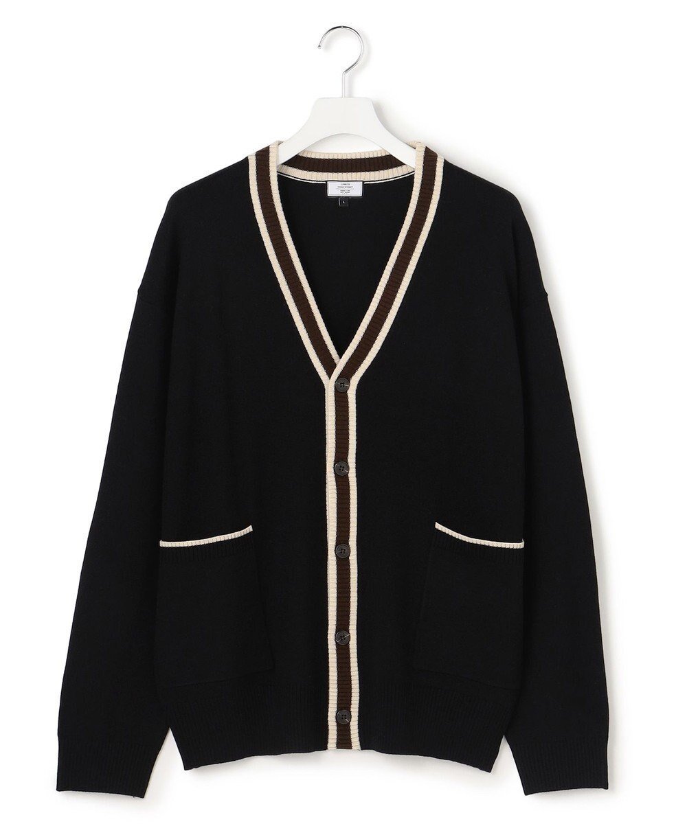 【ジェイプレスヨークストリート/J.PRESS YORK STREET】の【UNISEX】ハイゲージライン カーディガン インテリア・キッズ・メンズ・レディースファッション・服の通販 founy(ファニー) ファッション Fashion レディースファッション Fashion for Women トップス・カットソー Cut & Sew Tops カーディガン・羽織り Layered Style Cardigans アクリル Acrylic Material 厚底 Platform Shoes カーディガン Cardigan, Knitwear 今季 This Season, Current Season シンプル Simple, Minimal スニーカー Sneakers, Trainers なめらか Smooth, Silky Texture バランス Balance, Style Balance フロント Front, Front Design ポケット Pocket, Pocket Detail ミックス Mix, Mixed Style モックネック Mock Neck, Short Turtleneck ユニセックス Unisex, Genderless ワイド Wide, Wide Fit A/W・秋冬 Autumn/Winter エレガント 上品 Elegant ブラック系|ID: prp329100004729835 ipo3291000000034168614