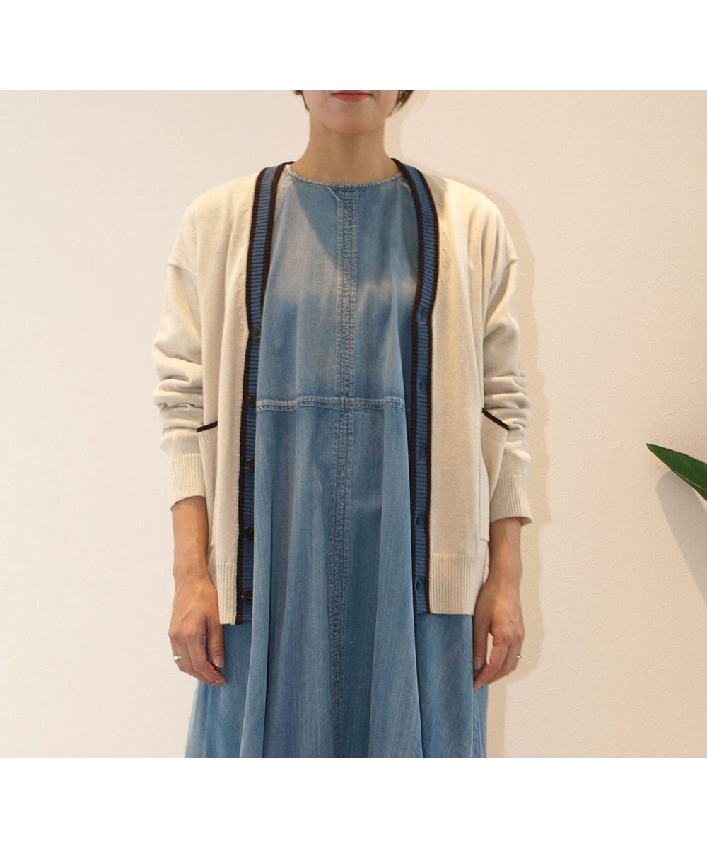 【ジェイプレスヨークストリート/J.PRESS YORK STREET】の【UNISEX】ハイゲージライン カーディガン インテリア・キッズ・メンズ・レディースファッション・服の通販 founy(ファニー) ファッション Fashion レディースファッション Fashion for Women トップス・カットソー Cut & Sew Tops カーディガン・羽織り Layered Style Cardigans アクリル Acrylic Material 厚底 Platform Shoes カーディガン Cardigan, Knitwear 今季 This Season, Current Season シンプル Simple, Minimal スニーカー Sneakers, Trainers なめらか Smooth, Silky Texture バランス Balance, Style Balance フロント Front, Front Design ポケット Pocket, Pocket Detail ミックス Mix, Mixed Style モックネック Mock Neck, Short Turtleneck ユニセックス Unisex, Genderless ワイド Wide, Wide Fit A/W・秋冬 Autumn/Winter エレガント 上品 Elegant アイボリー系|ID: prp329100004729835 ipo3291000000034319769