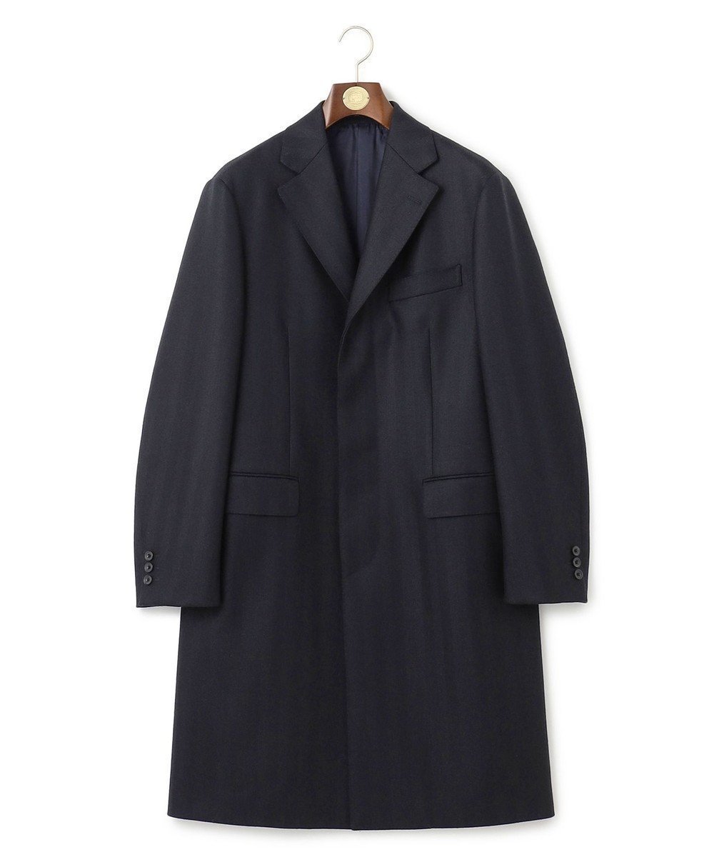 【ジェイ プレス/J.PRESS / MEN】の【CUBA BEACHフランネル】チェスターコート インテリア・キッズ・メンズ・レディースファッション・服の通販 founy(ファニー) ファッション Fashion メンズファッション Fashion for Men アウター Men's Coats Outerwear エレガント 上品 Elegant ジャケット Jacket, Outerwear チェスターコート Chester Coat, Long Coat A/W・秋冬 Autumn/Winter ネイビー系8|ID: prp329100004729841 ipo3291000000034269469