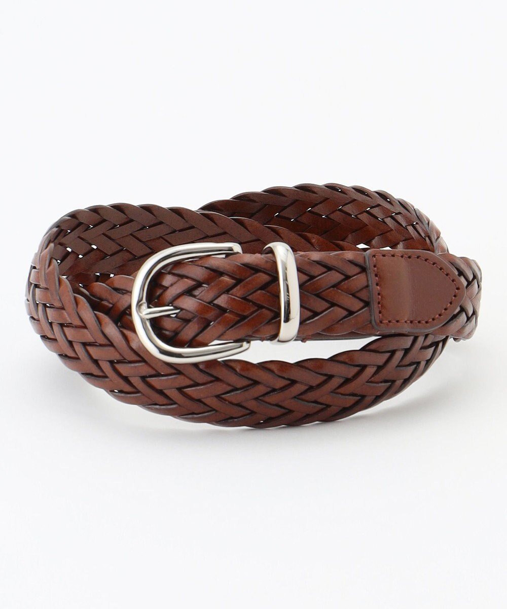 【ジェイ プレス/J.PRESS / MEN】のレザーメッシュベルト インテリア・キッズ・メンズ・レディースファッション・服の通販 founy(ファニー) 　ファッション　Fashion　メンズファッション　Fashion for Men　メッシュ　Mesh, Net Fabric　ブラウン系|ID: prp329100004729851 ipo3291000000034168668