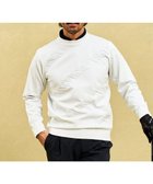 【23区 ゴルフ/23区GOLF / MEN】の【MEN】【ウォッシャブル】シワになりにくいイージーケアなロゴスポーツニット ホワイト系|ID: prp329100004729862 ipo3291000000034168705